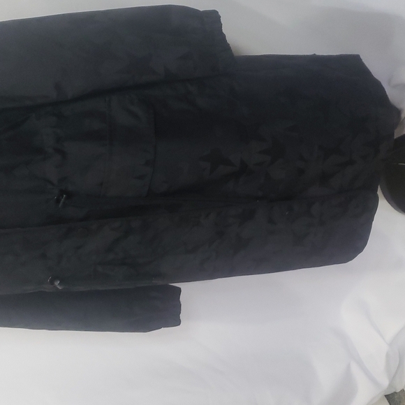 𝅺NWOT AVEC LES FILLES Star Camo Print Long Jacket - Picture 4 of 11